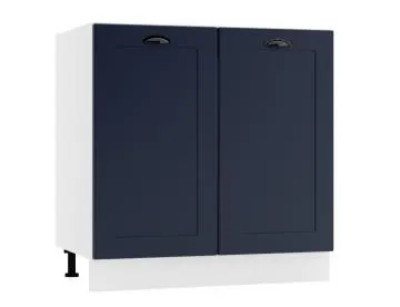 Szafka pod zlew 80 ADELE D80ZL granatowa mat