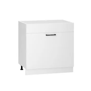 Szafka pod zlew 80 DENIS D80ZL S/1 biała mat