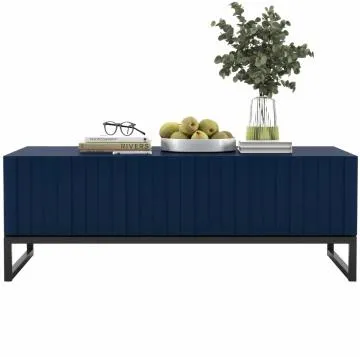 Stolik kawowy TAL 3D 110x54cm granatowy mat