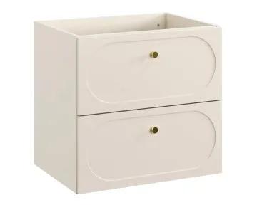 Szafka pod umywalkę DONNA SAND 2S 60cm beż piaskowy
