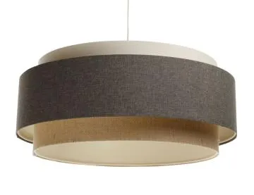 Lampa wisząca ERUTAN DUDU kremowa/szara/beżowa