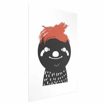 Plakat Szalony leniwiec 21x30 cm bez ramy z marginesem