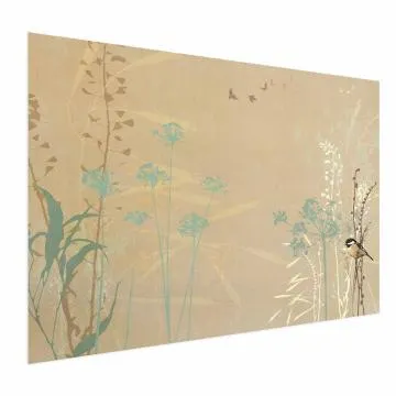 Plakat Ptaszek na łące 30x21 cm bez ramy bez marginesu