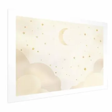 Plakat Rozgwieżdżona noc 60x40 cm bez ramy z marginesem