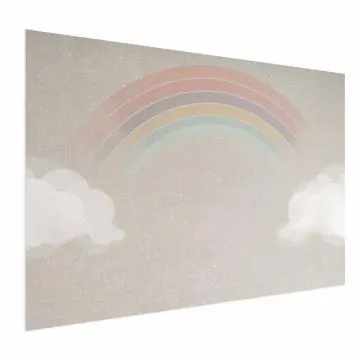Plakat Tęcza w deszczu 90x60 cm bez ramy bez marginesu