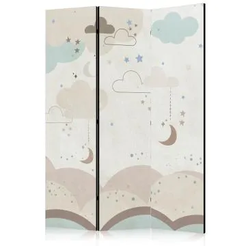 Parawan akustyczny Dla dzieci 135x172 cm 3-częściowy szary
