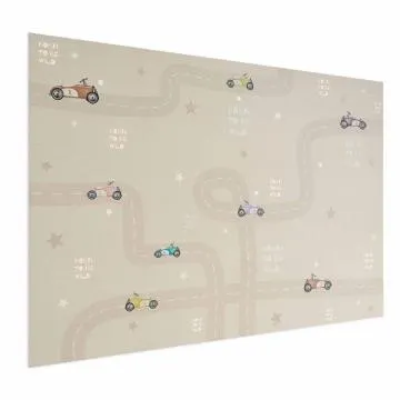 Plakat Wyścigowe autka 60x40 cm bez ramy bez marginesu