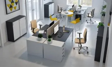 Kontenerek biurowy EASY SPACE 3D PB 43cm biały