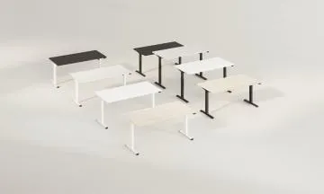 Biurko eCOMO 160x80cm akacjowe z regulacją wysokości