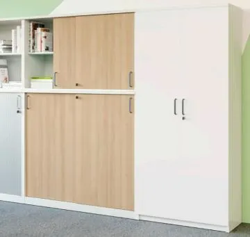 Szafa biurowa EASY SPACE CABINET H-D2 5-OH 80cm biała zamykana
