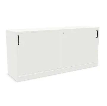 Szafka biurowa przesuwna EASY SPACE CABINET S 1.5-OH 160cm biała zamykana