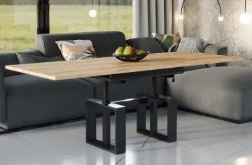 Ława rozkładana podnoszona EMPOLI 110(170)x65 dąb złoty craft
