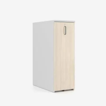 Szafka na dokumenty EASY SPACE 40cm prawa/lewa szara/akacjowa wysuwana