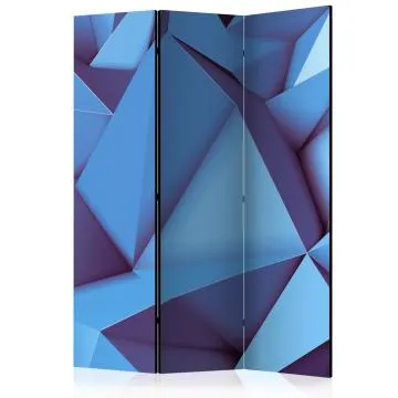 Parawan jednostronny 3D 135x172 cm 3-częściowy fioletowy