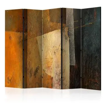 Parawan akustyczny Abstrakcje 225x172 cm 5-częściowy wielokolorowy