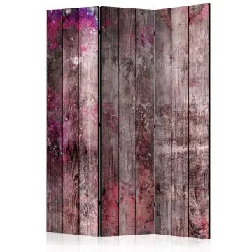 Parawan dwustronny Tła i desenie 135x172 cm 3-częściowy różowy
