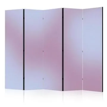 Parawan dwustronny Tła i desenie 225x172 cm 5-częściowy różowy