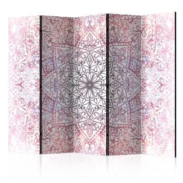 Parawan akustyczny Orient 225x172 cm 5-częściowy biały
