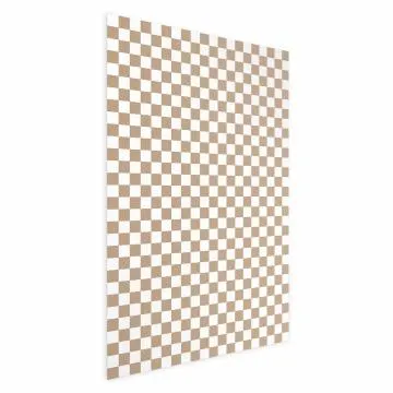 Plakat Brązowa geometria 40x60 cm bez ramy z marginesem