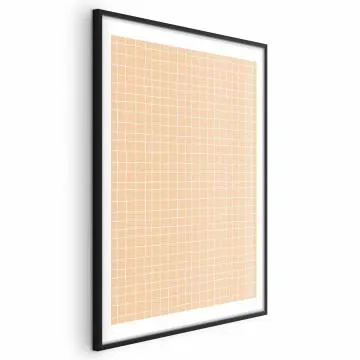 Plakat Linie i szum 40x60 cm z ramą czarną z marginesem