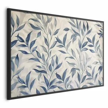 Plakat Motyw botaniczny 90x60 cm z ramą czarną bez marginesu