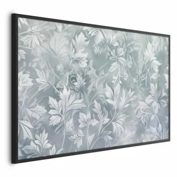 Plakat Przetarte wzory roślinne 30x21 cm z ramą czarną bez marginesu
