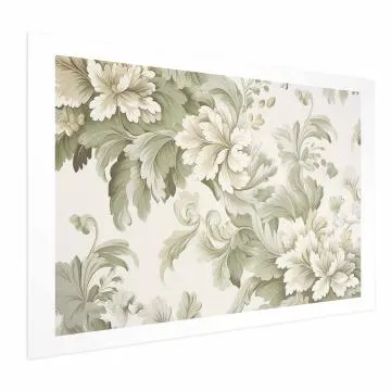 Plakat Vintage kwiaty 30x21 cm bez ramy z marginesem