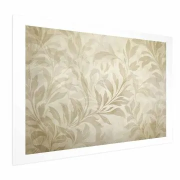 Plakat Piaskowe listki 90x60 cm bez ramy z marginesem