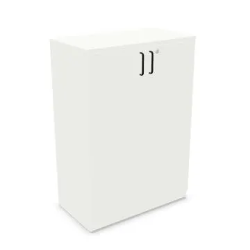 Komoda biurowa EASY SPACE CABINET H-D2 3-OH 80cm biała zamykana