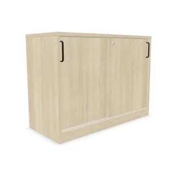 Szafka biurowa przesuwna EASY SPACE CABINET S 1.5-OH 100cm akacjowa zamykana