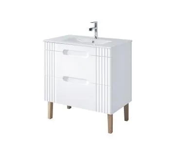 Szafka pod umywalkę FIJI WHITE 82 80cm biała