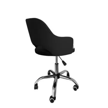 Fotel IZMA VELVET czarny