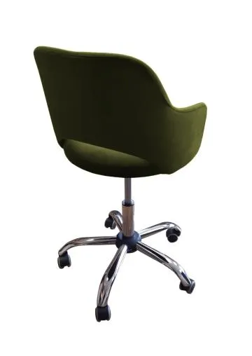 Fotel IZMA BL VELVET oliwkowy