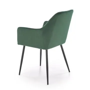 Krzesło tapicerowane K558 VELVET zielone