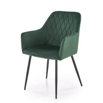 Krzesło tapicerowane K558 VELVET zielone