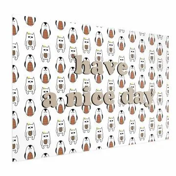 Plakat Nice day 30x21 cm bez ramy bez marginesu