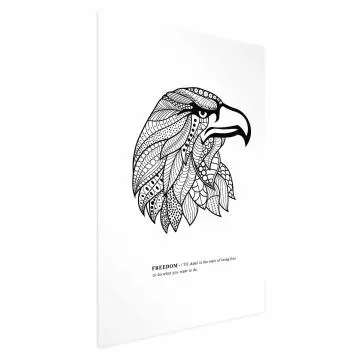 Plakat Orzeł wolności 40x60 cm bez ramy bez marginesu
