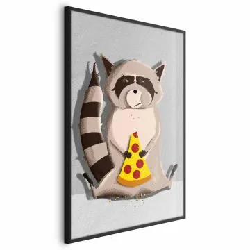Plakat Szop łasuch 29,7x42 cm z ramą czarną bez marginesu