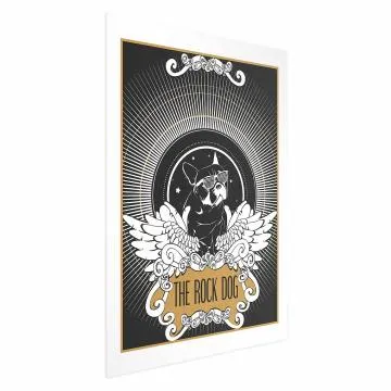 Plakat The Rock Dog 21x30 cm bez ramy z marginesem