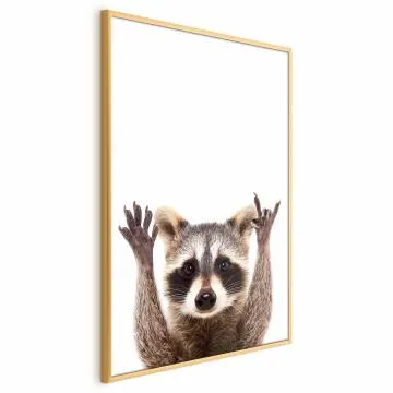 Plakat Szop 60x90 cm z ramą złotą bez marginesu