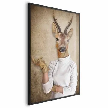 Plakat Pani domu 29,7x42 cm z ramą czarną bez marginesu