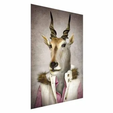 Plakat Antylopa 21x30cm bez ramy bez marginesu