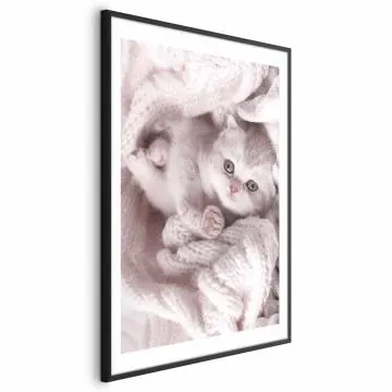 Plakat Miłośnik wypoczynku 60x90 cm z ramą czarną z marginesem
