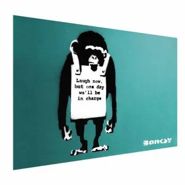 Plakat Zła małpa 60x40 cm bez ramy bez marginesu