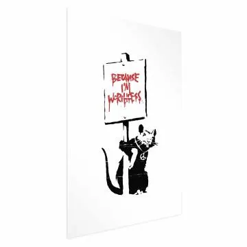 Plakat Worthless 29,7x42 cm bez ramy z marginesem