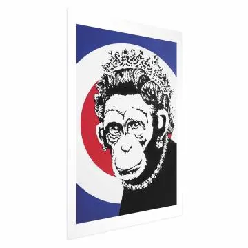 Plakat Królowa małp 60x90 cm bez ramy z marginesem