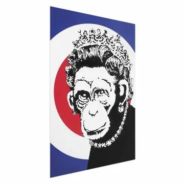 Plakat Królowa małp 40x60 cm bez ramy bez marginesu