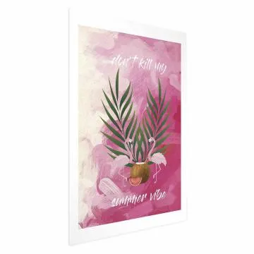 Plakat Summer Vibe 40x60 cm bez ramy z marginesem