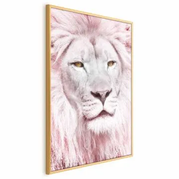 Plakat Piękno w sile 29,7x42 cm z ramą złotą bez marginesu
