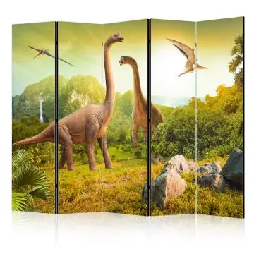 Parawan akustyczny Dla dzieci 225x172 cm 5-częściowy wielokolorowy